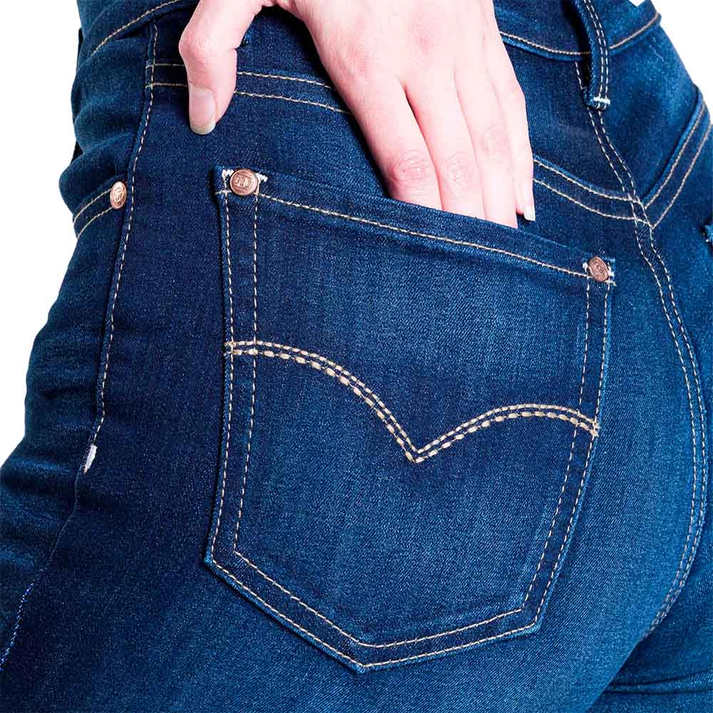 Foto 5 | Jeans de Mezclilla Oggi PASSBLU2222110 color Azul para Mujer