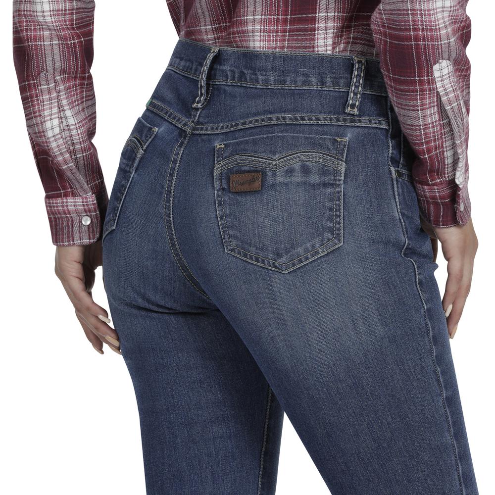 Foto 6 pulgar | Jeans Vaquero Wrangler Slim Fit 175 color Azul para Mujer