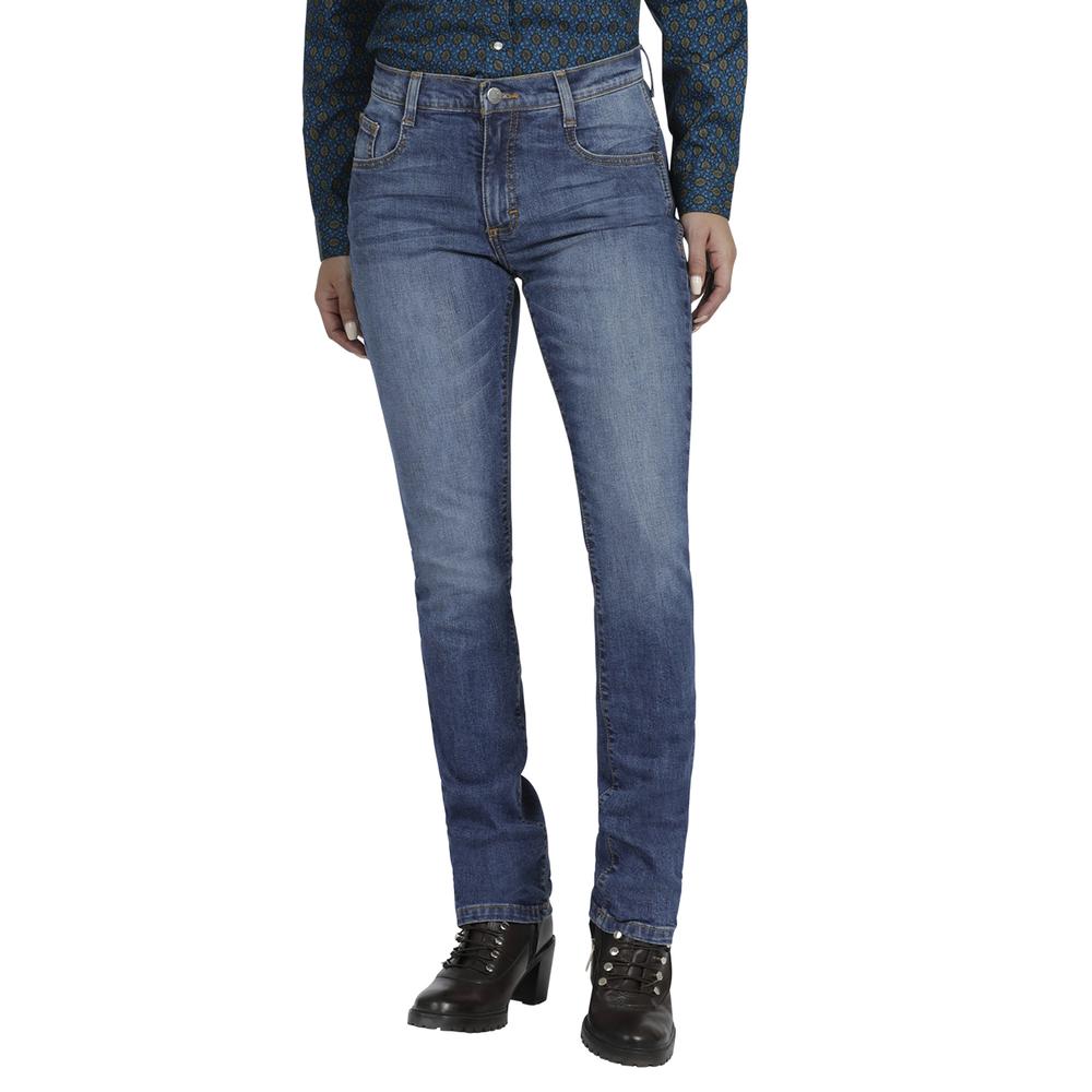 Foto 2 pulgar | Jeans Vaquero Wrangler Slim Fit 164 color Azul para Mujer