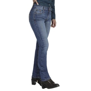 Foto 2 | Jeans Vaquero Wrangler Slim Fit 164 color Azul para Mujer