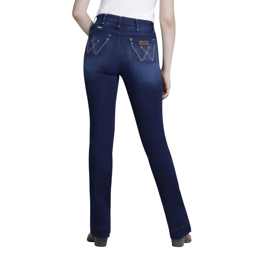 Foto 3 | Jeans Wrangler High Rise Boot Cut 143 color Azul para Mujer