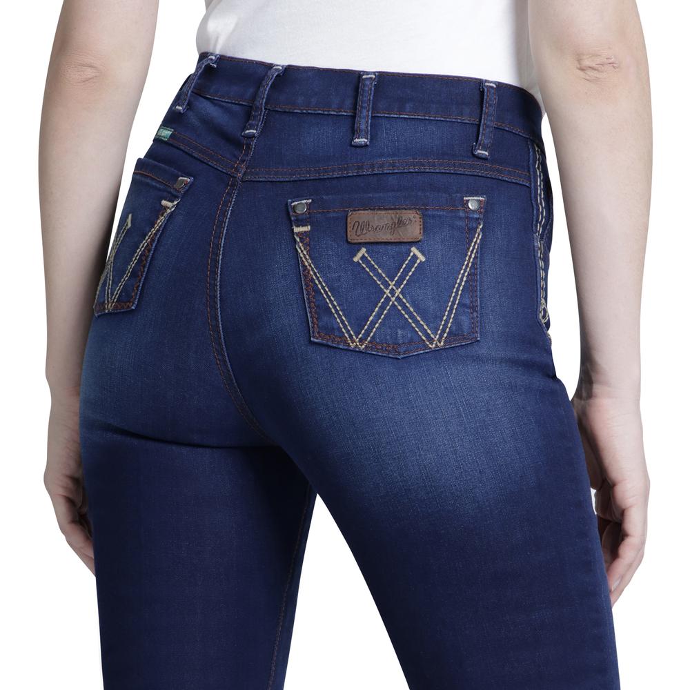 Foto 6 pulgar | Jeans Wrangler High Rise Boot Cut 143 color Azul para Mujer