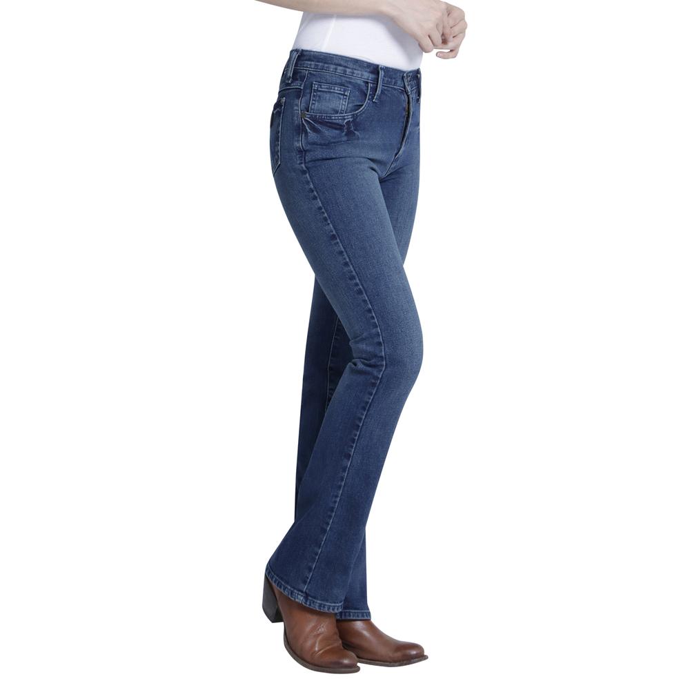 Foto 3 pulgar | Jeans Vaquero Wrangler High Rise Boot Cut 165 color Azul para Mujer
