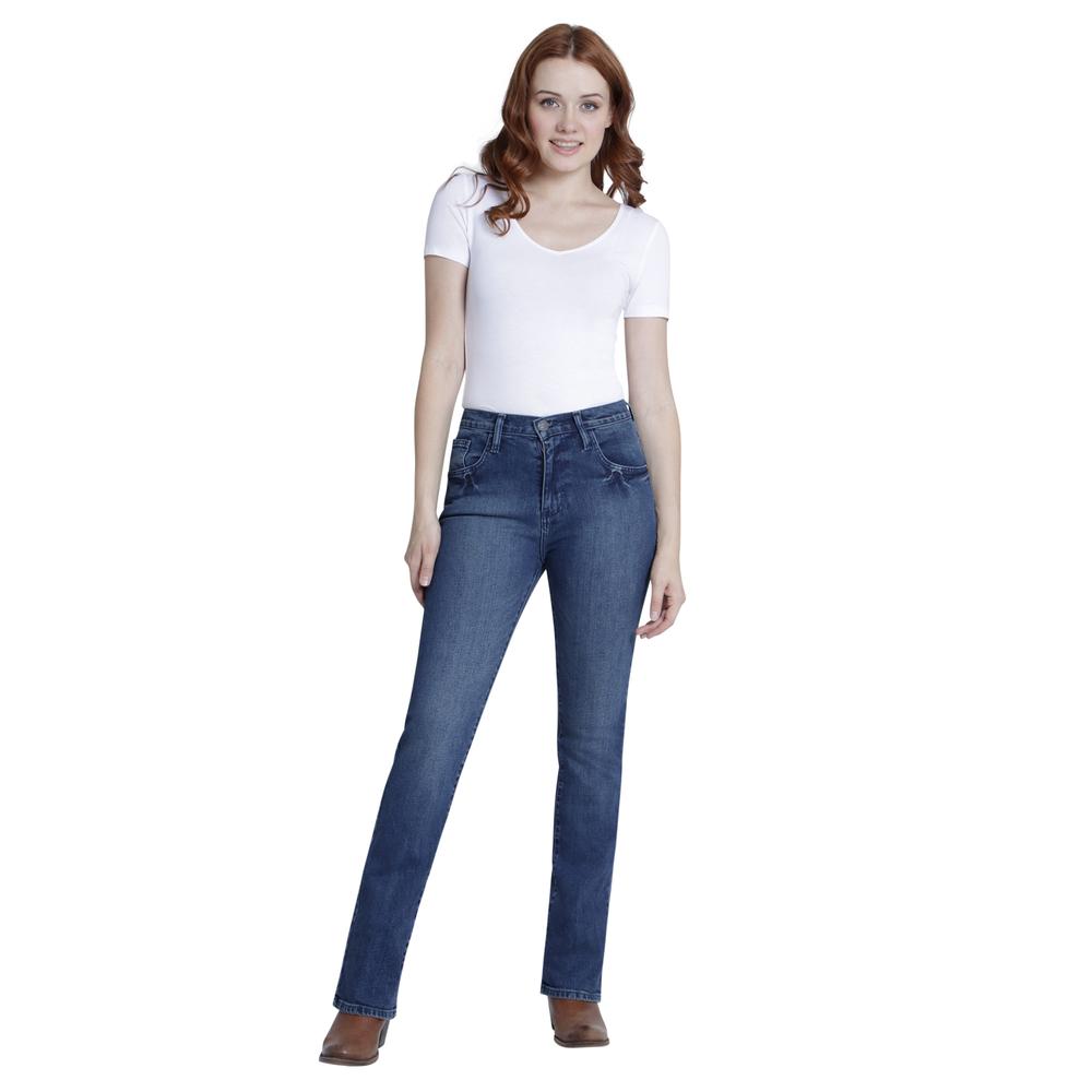 Foto 5 pulgar | Jeans Vaquero Wrangler High Rise Boot Cut 165 color Azul para Mujer