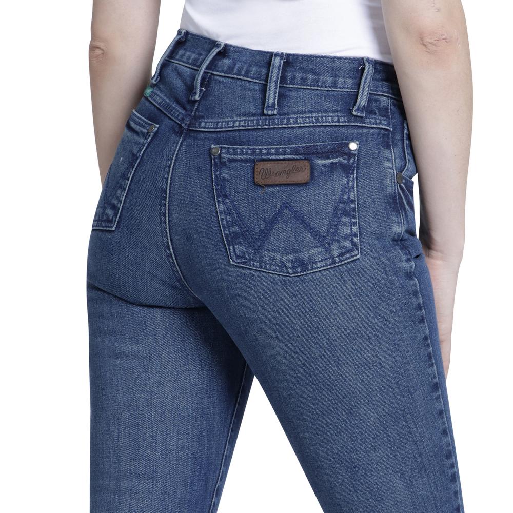 Foto 6 pulgar | Jeans Vaquero Wrangler High Rise Boot Cut 165 color Azul para Mujer