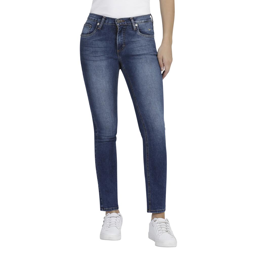 Foto 2 pulgar | Jeans Lee Slim Fit 345 color Azul para Mujer