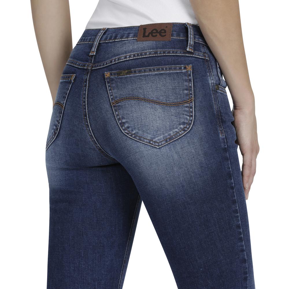 Foto 6 pulgar | Jeans Lee Slim Fit 345 color Azul para Mujer