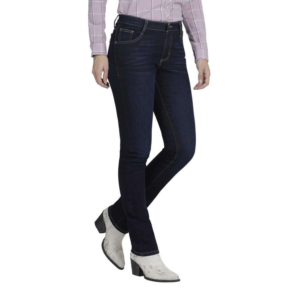 Foto 3 pulgar | Jeans Vaqueros Wrangler Slim Fit 176 color Azul para Mujer