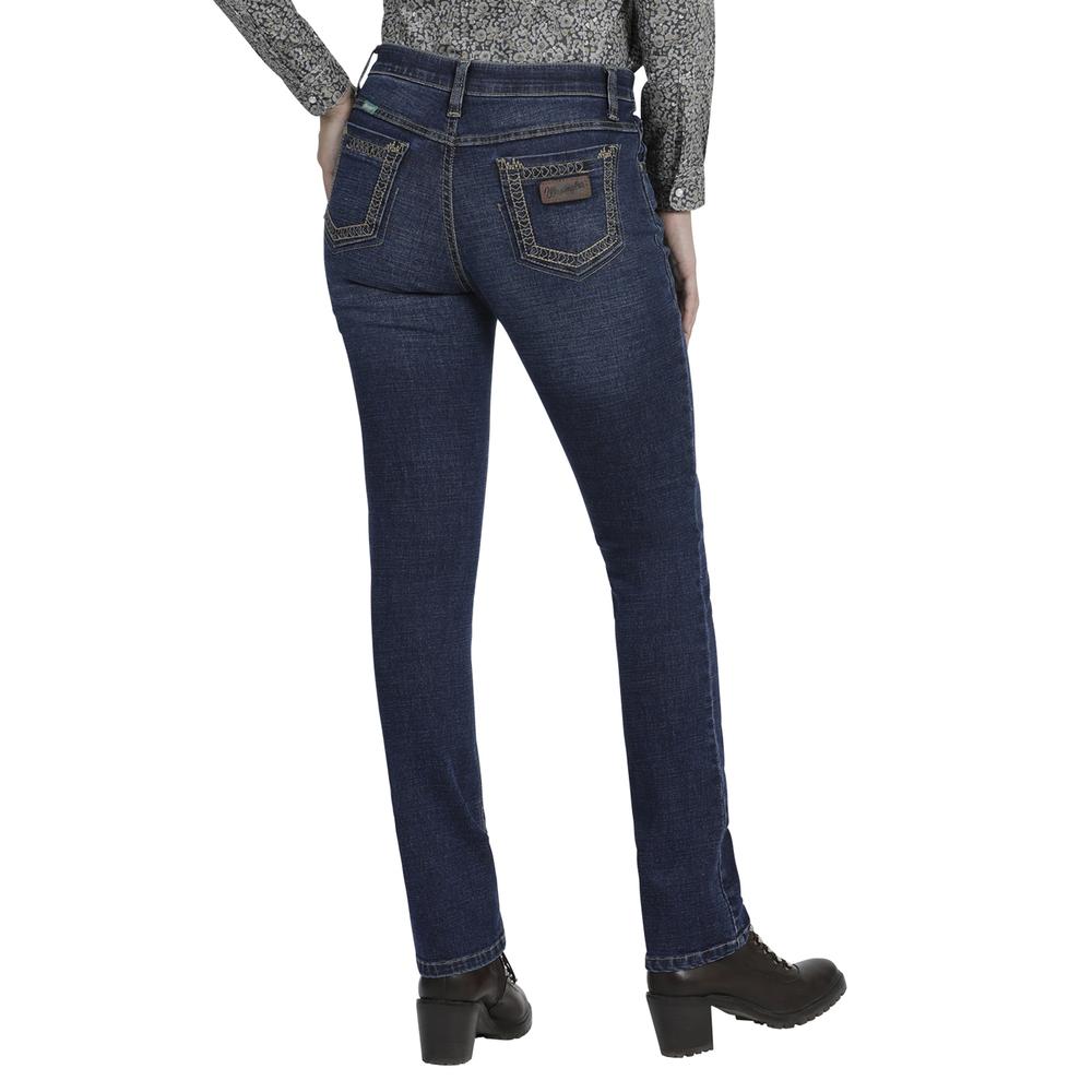 Foto 2 | Jeans Vaquero Wrangler Slim Fit 150 color Azul para Mujer