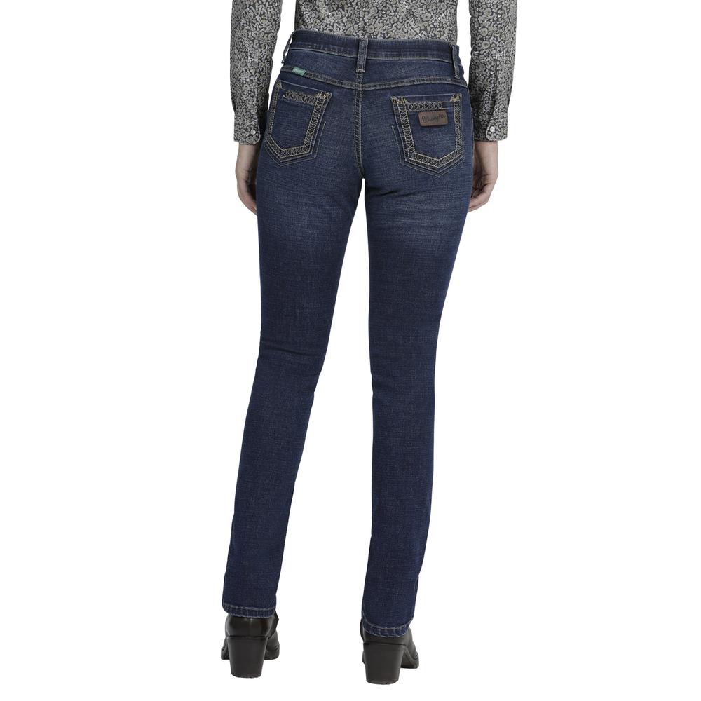 Foto 4 pulgar | Jeans Vaquero Wrangler Slim Fit 150 color Azul para Mujer