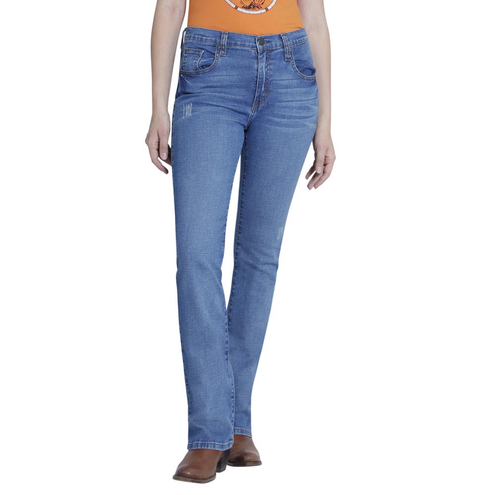 Foto 1 | Jeans Wrangler High Rise Boot Cut 981 color Azul para Mujer