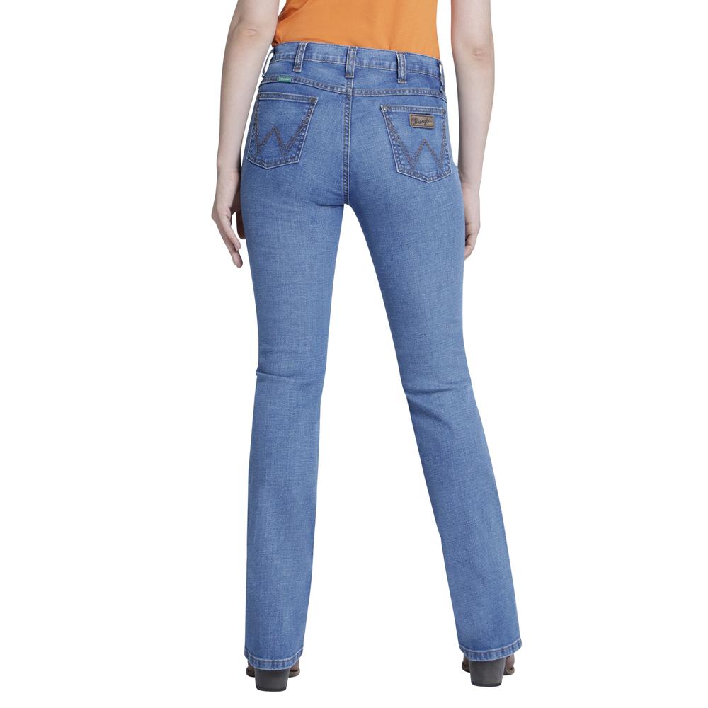 Foto 3 | Jeans Wrangler High Rise Boot Cut 981 color Azul para Mujer