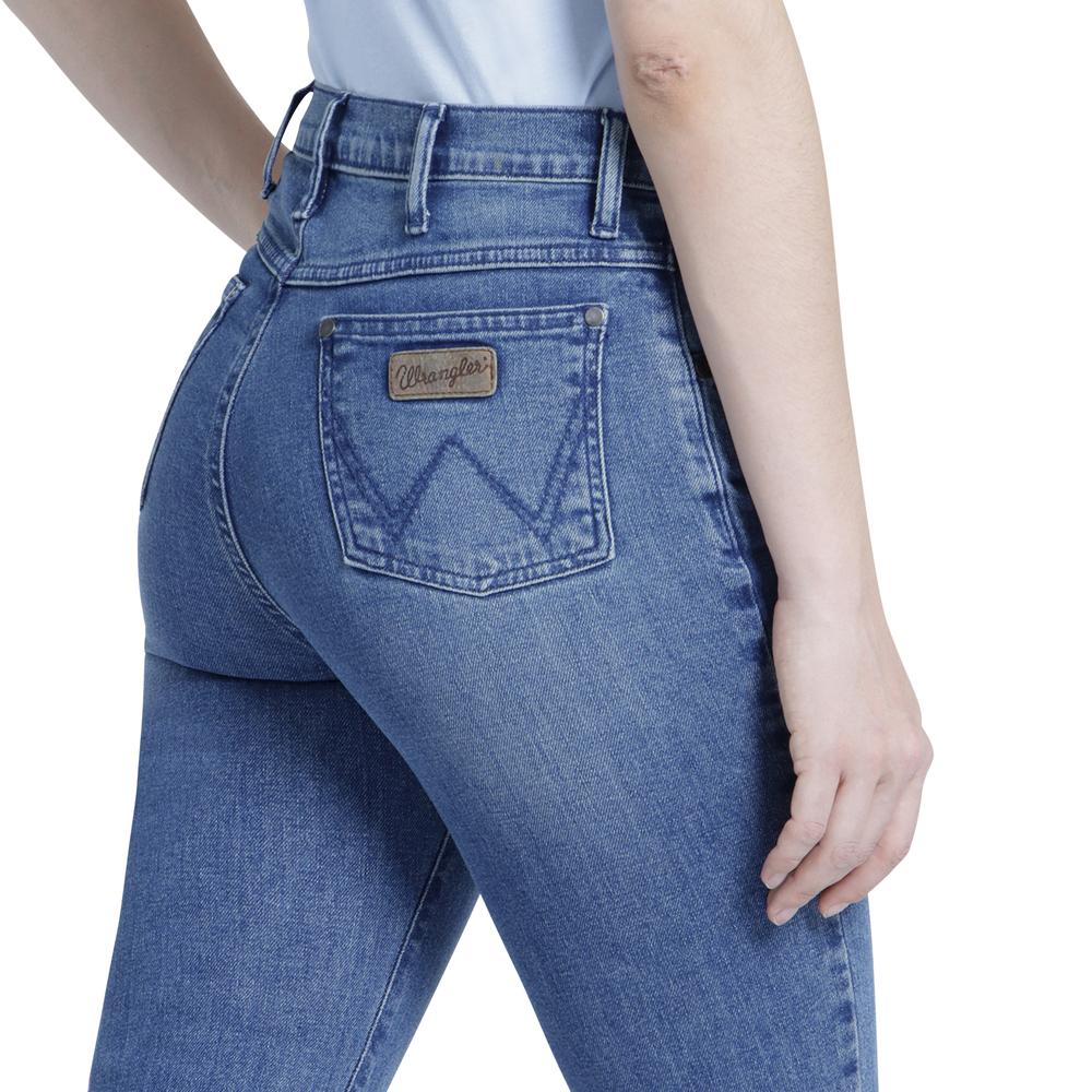 Foto 6 pulgar | Jeans Vaquero Wrangler Slim Fit 148 color Azul para Mujer