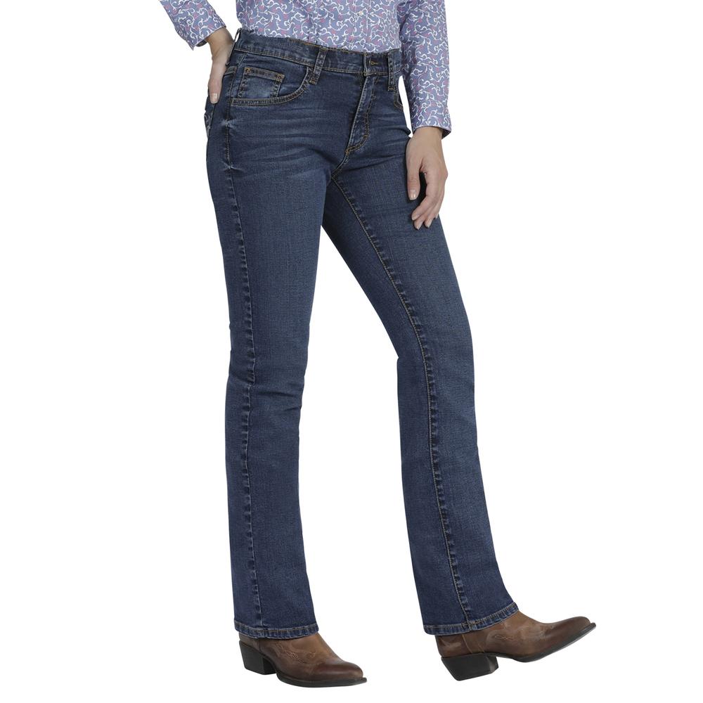 Foto 2 | Jeans Wrangler High Rise Boot Cut 921 color Azul para Mujer