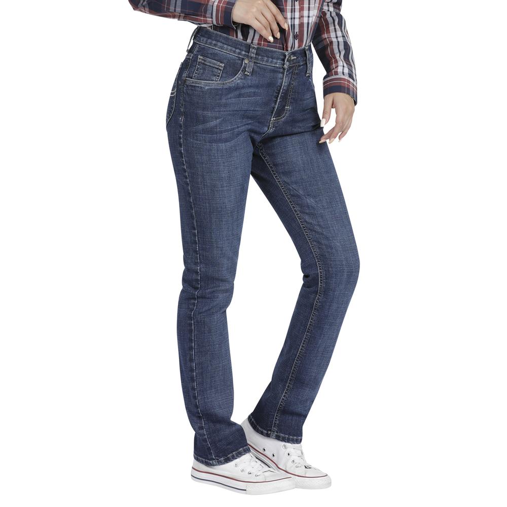 Foto 3 pulgar | Jeans Lee Slim Fit 346 color Azul para Mujer