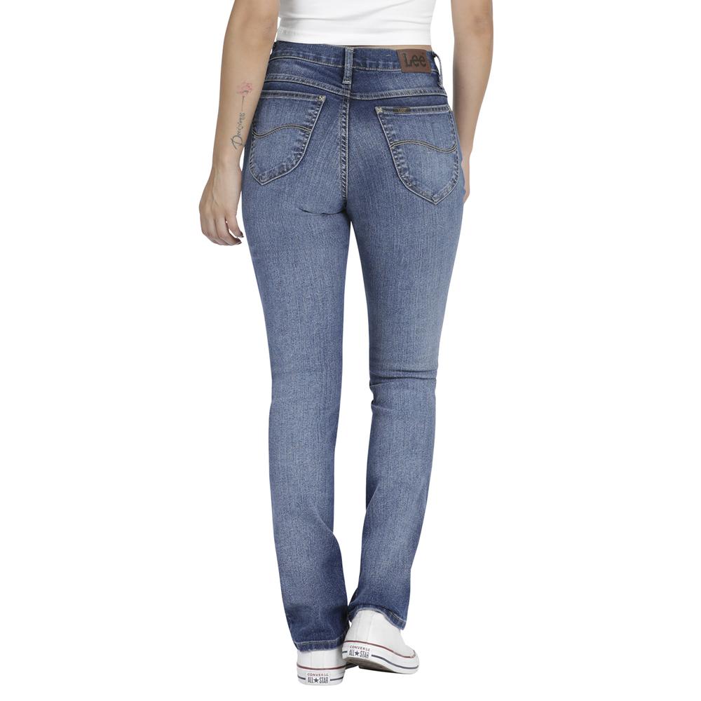 Foto 4 pulgar | Jeans Lee Slim Fit 342 color Azul para Mujer