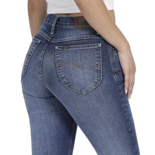 Foto 5 | Jeans Lee Slim Fit 342 color Azul para Mujer