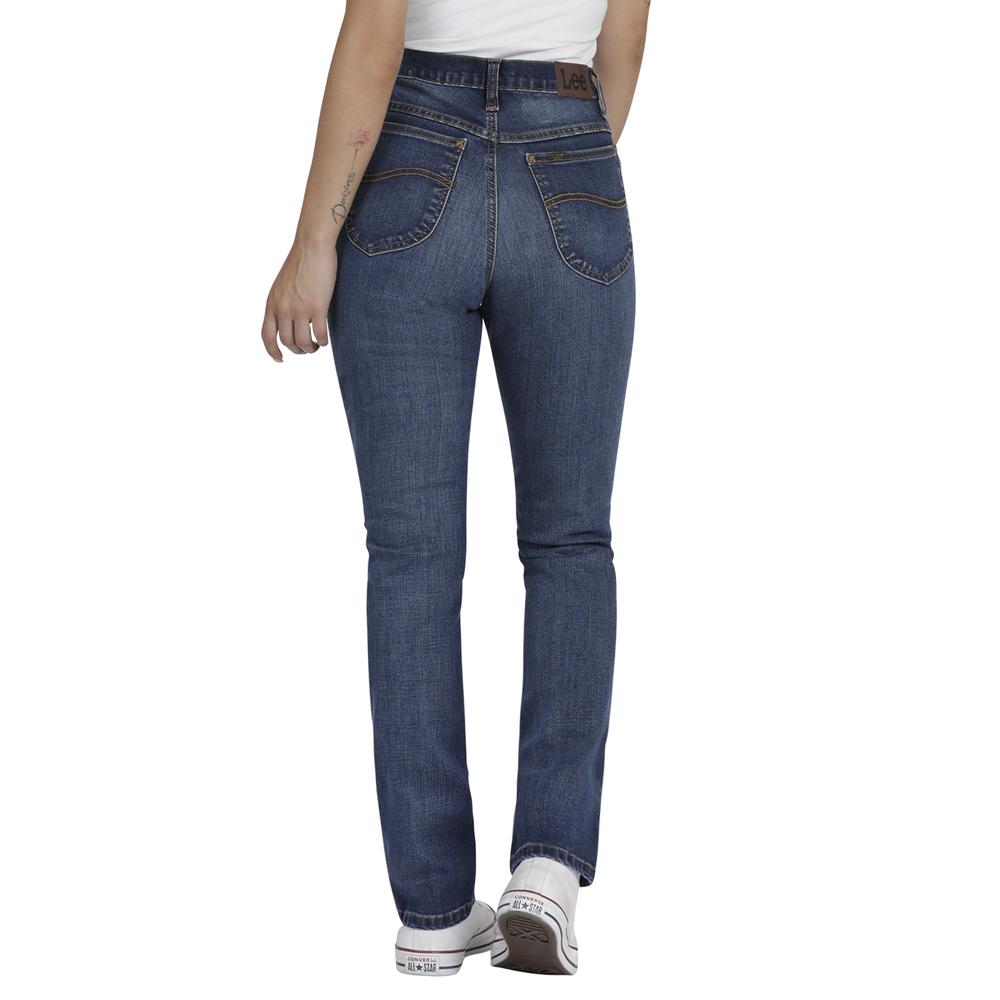 Foto 4 pulgar | Jeans Lee Slim Fit 354 color Azul para Mujer