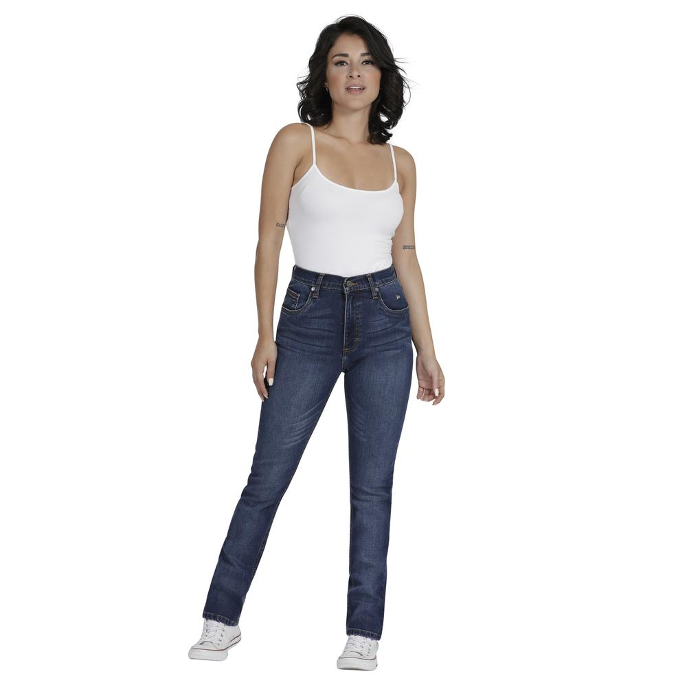 Foto 5 pulgar | Jeans Lee Slim Fit 354 color Azul para Mujer