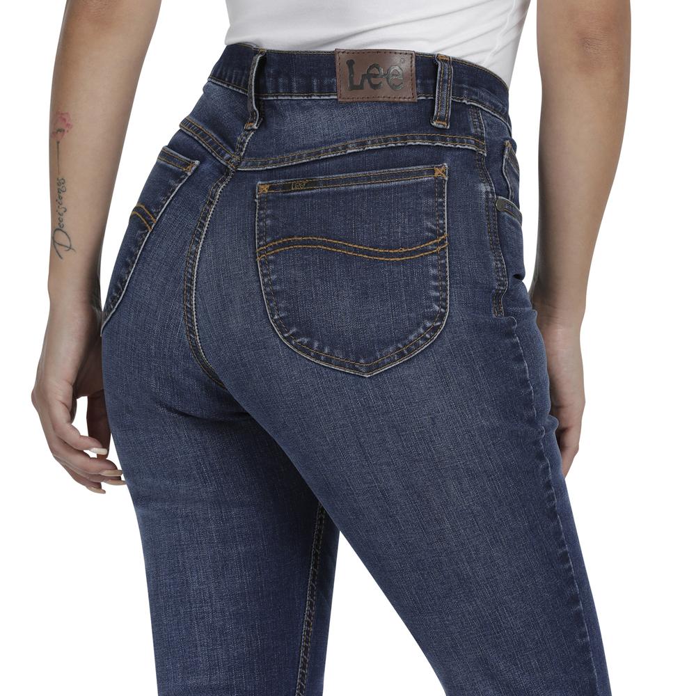 Foto 6 pulgar | Jeans Lee Slim Fit 354 color Azul para Mujer