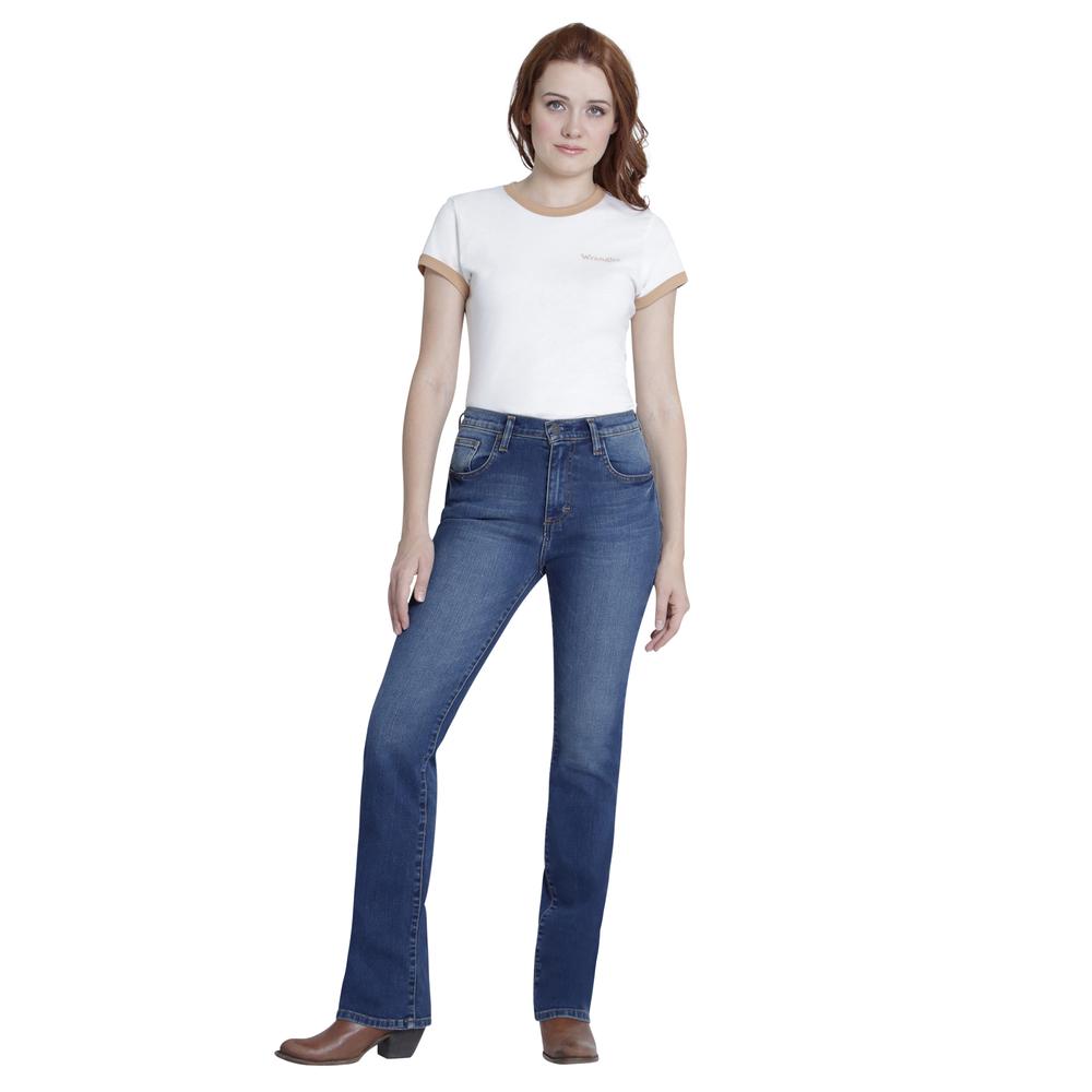 Foto 5 pulgar | Jeans Vaquero Wrangler High Rise Boot Cut 980 color Azul para Mujer