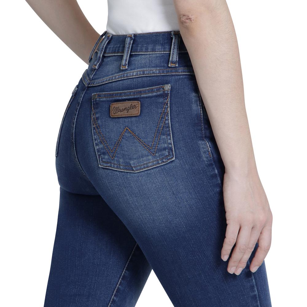 Foto 6 pulgar | Jeans Vaquero Wrangler High Rise Boot Cut 980 color Azul para Mujer