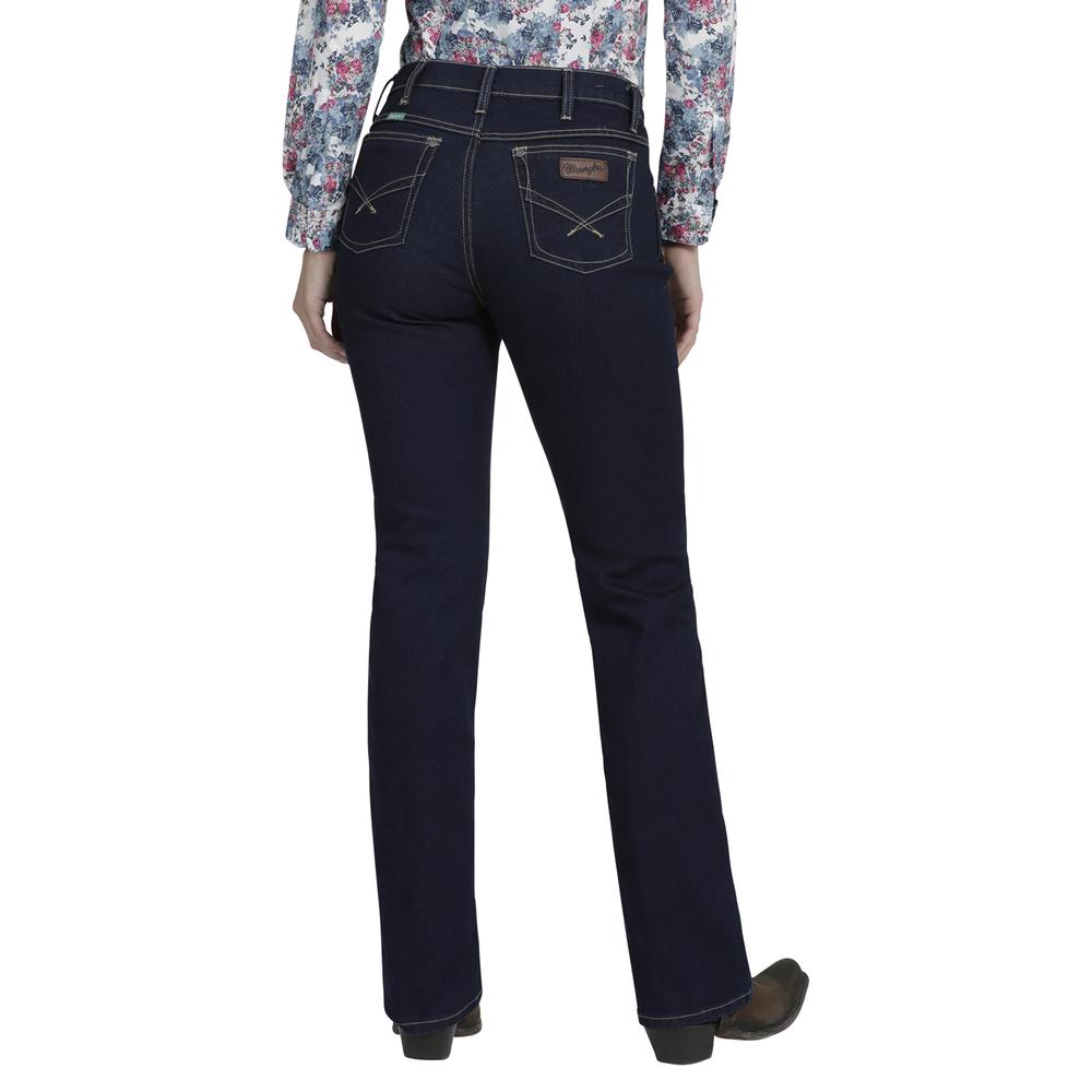 Foto 3 | Jeans Vaquero Wrangler High Rise Boot Cut 739 color Azul para Mujer