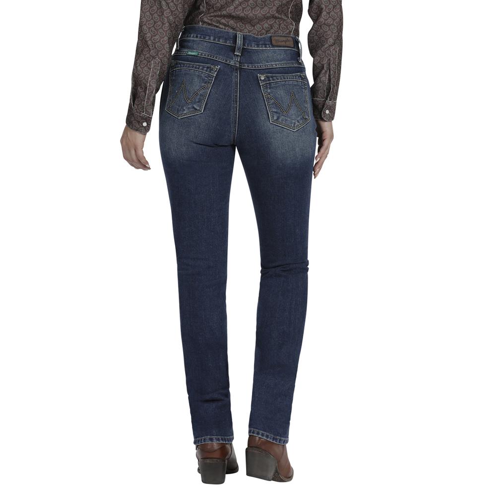 Foto 3 | Jeans Vaquero Wrangler High Rise Boot Cut 922 color Azul para Mujer