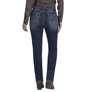 Foto 3 | Jeans Vaquero Wrangler High Rise Boot Cut 922 color Azul para Mujer
