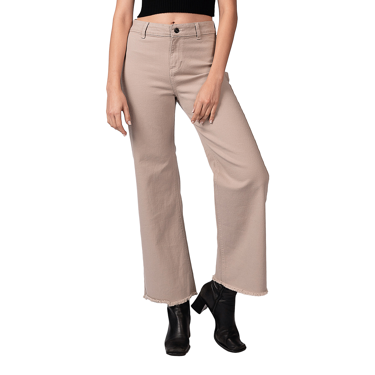 Foto 2 pulgar | Jeans Mchk Wide Leg Stretch Arena para Mujer