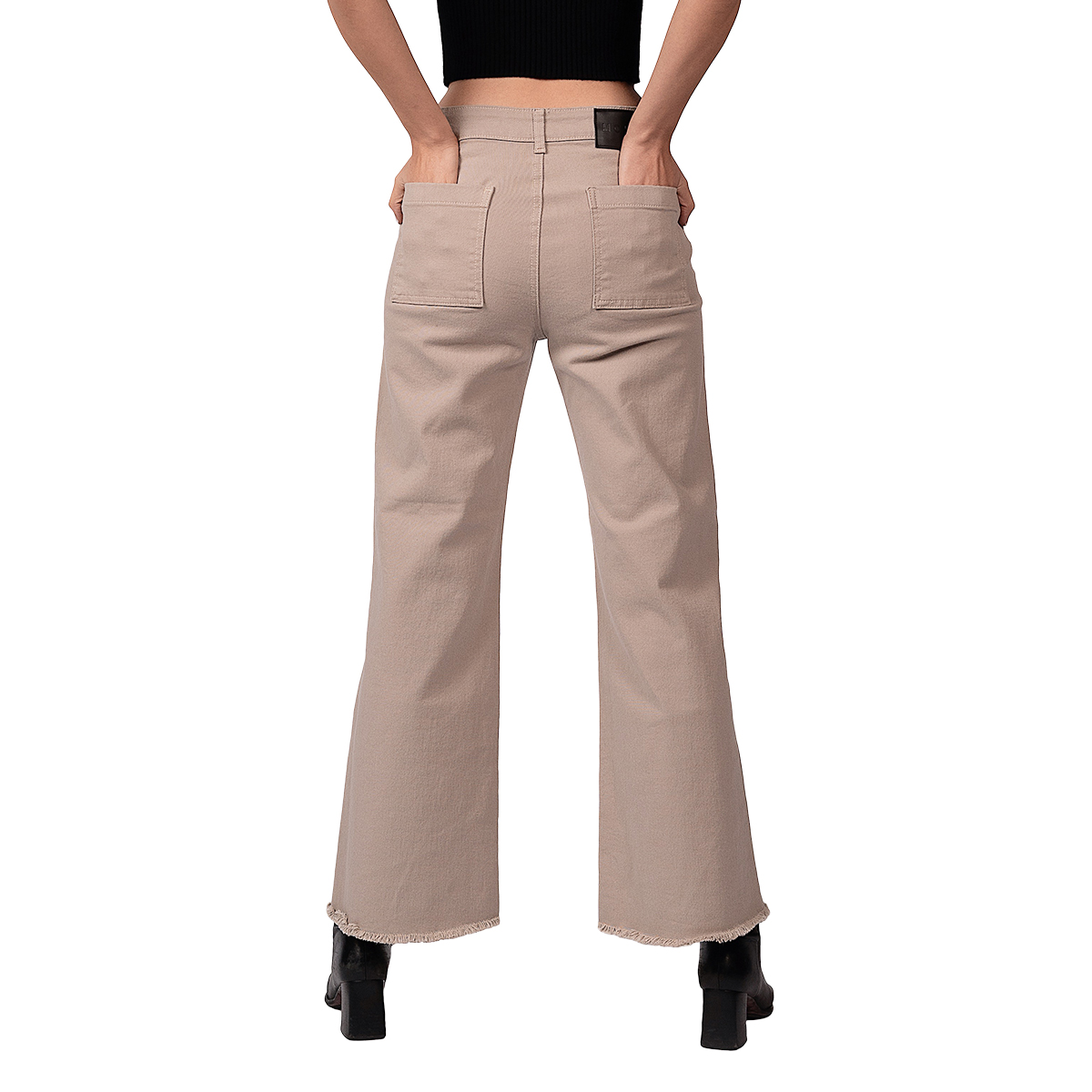 Foto 4 pulgar | Jeans Mchk Wide Leg Stretch Arena para Mujer