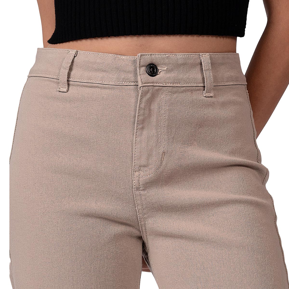 Foto 5 pulgar | Jeans Mchk Wide Leg Stretch Arena para Mujer