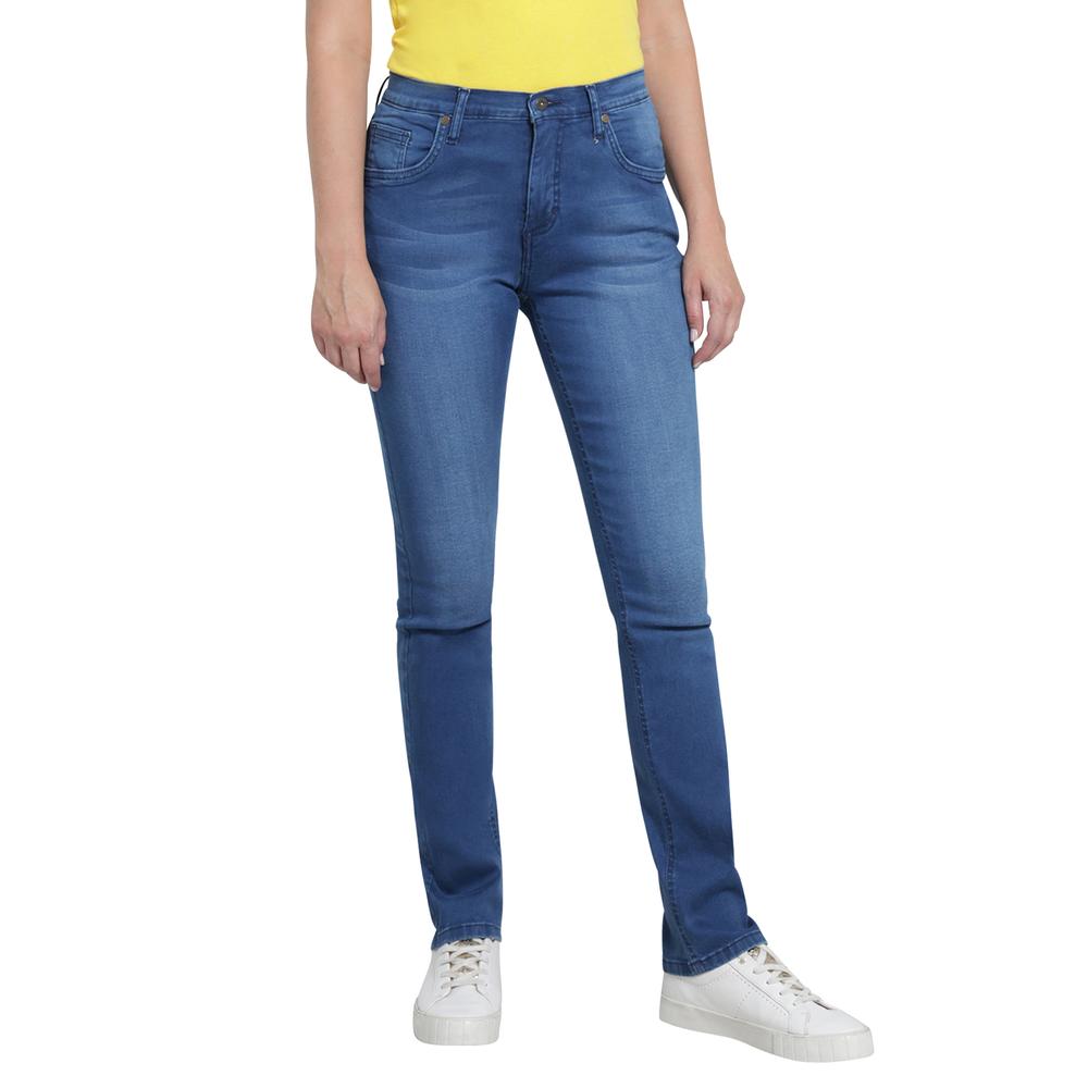 Foto 2 pulgar | Jeans Lee Slim Fit 446 Azul para Mujer