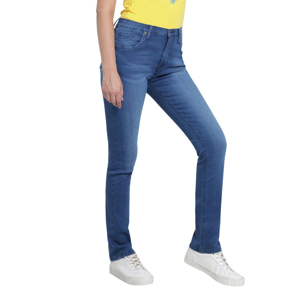 Foto 3 pulgar | Jeans Lee Slim Fit 446 Azul para Mujer