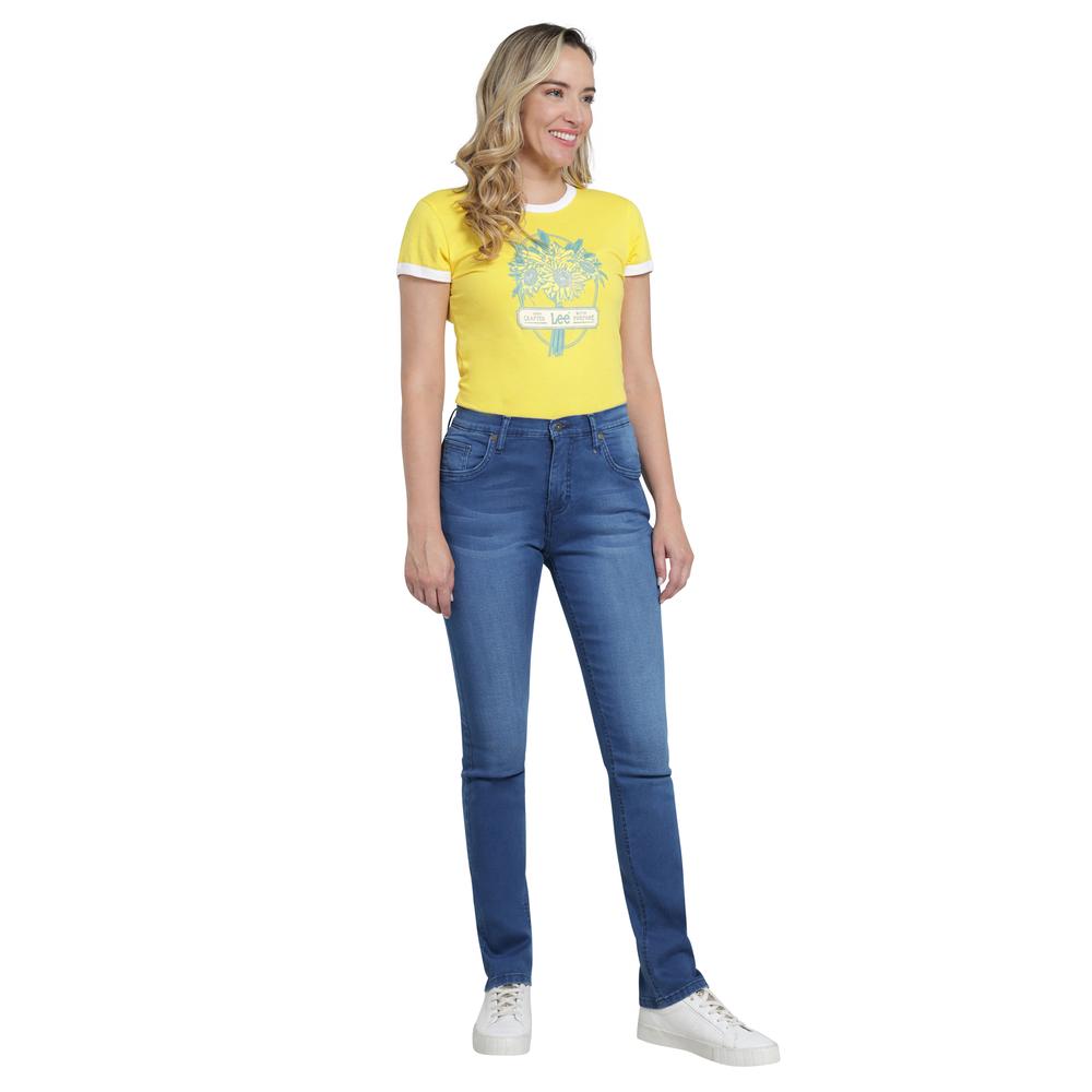 Foto 5 pulgar | Jeans Lee Slim Fit 446 Azul para Mujer