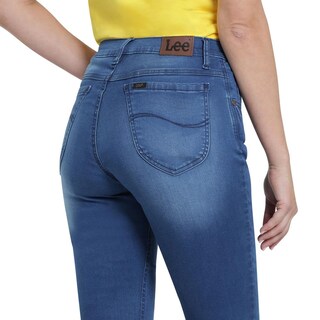 Foto 5 | Jeans Lee Slim Fit 446 Azul para Mujer