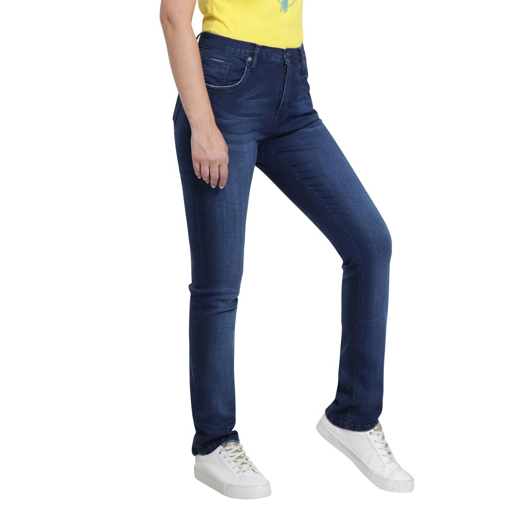 Foto 3 pulgar | Jeans Lee Slim Fit 456 Azules para Mujer