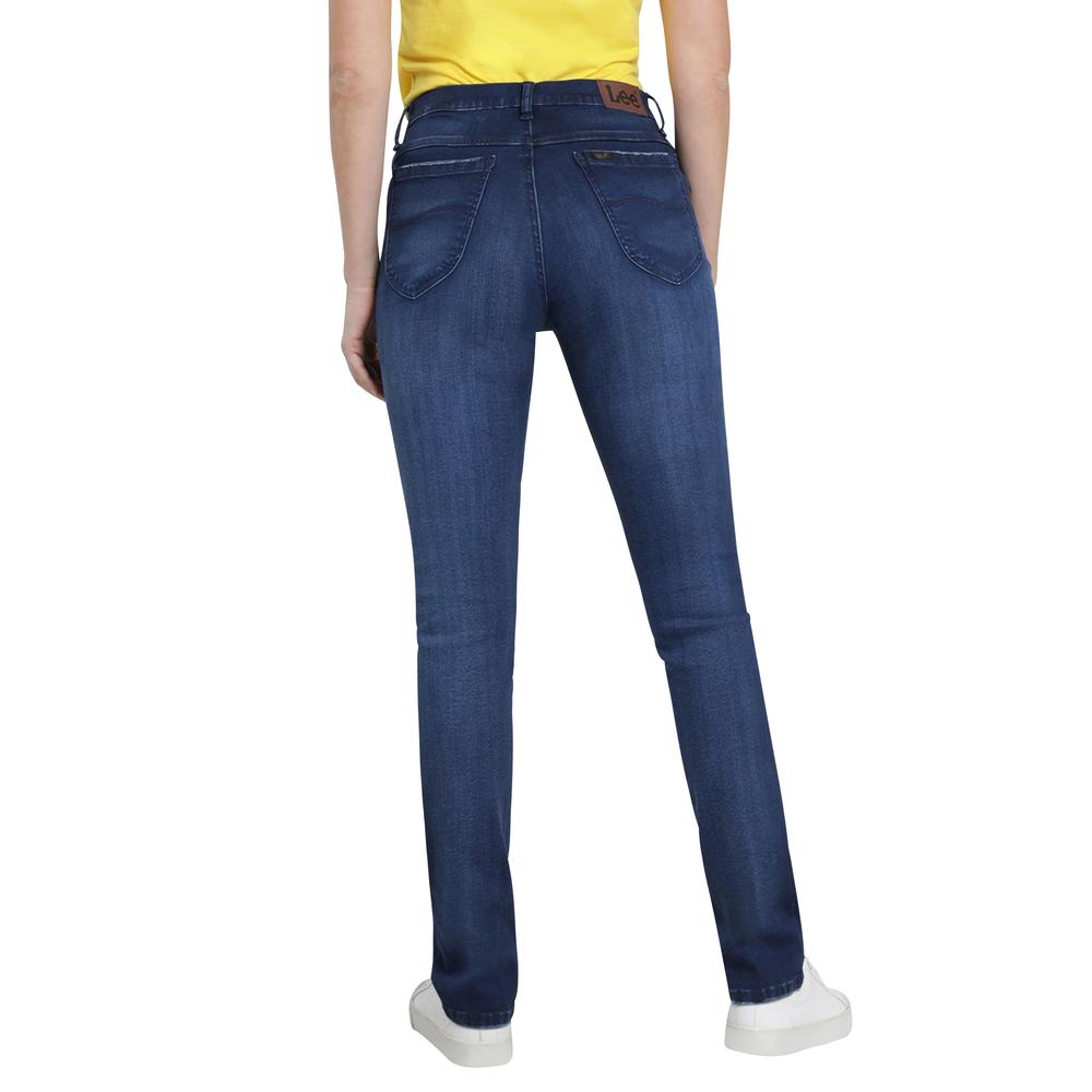 Foto 4 pulgar | Jeans Lee Slim Fit 456 Azules para Mujer