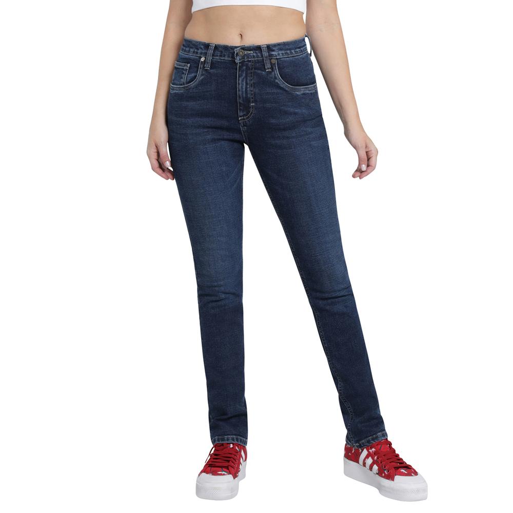 Foto 2 pulgar | Jeans Lee Slim Fit 452 Azul Marino para Mujer