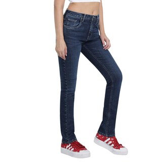 Foto 2 | Jeans Lee Slim Fit 452 Azul Marino para Mujer