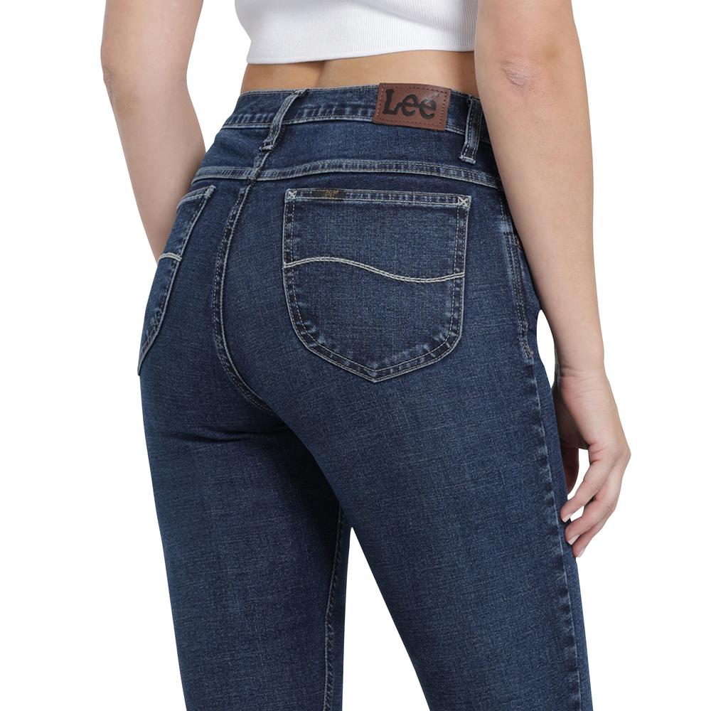 Foto 6 pulgar | Jeans Lee Slim Fit 452 Azul Marino para Mujer