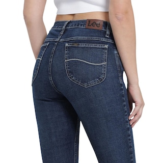 Foto 5 | Jeans Lee Slim Fit 452 Azul Marino para Mujer