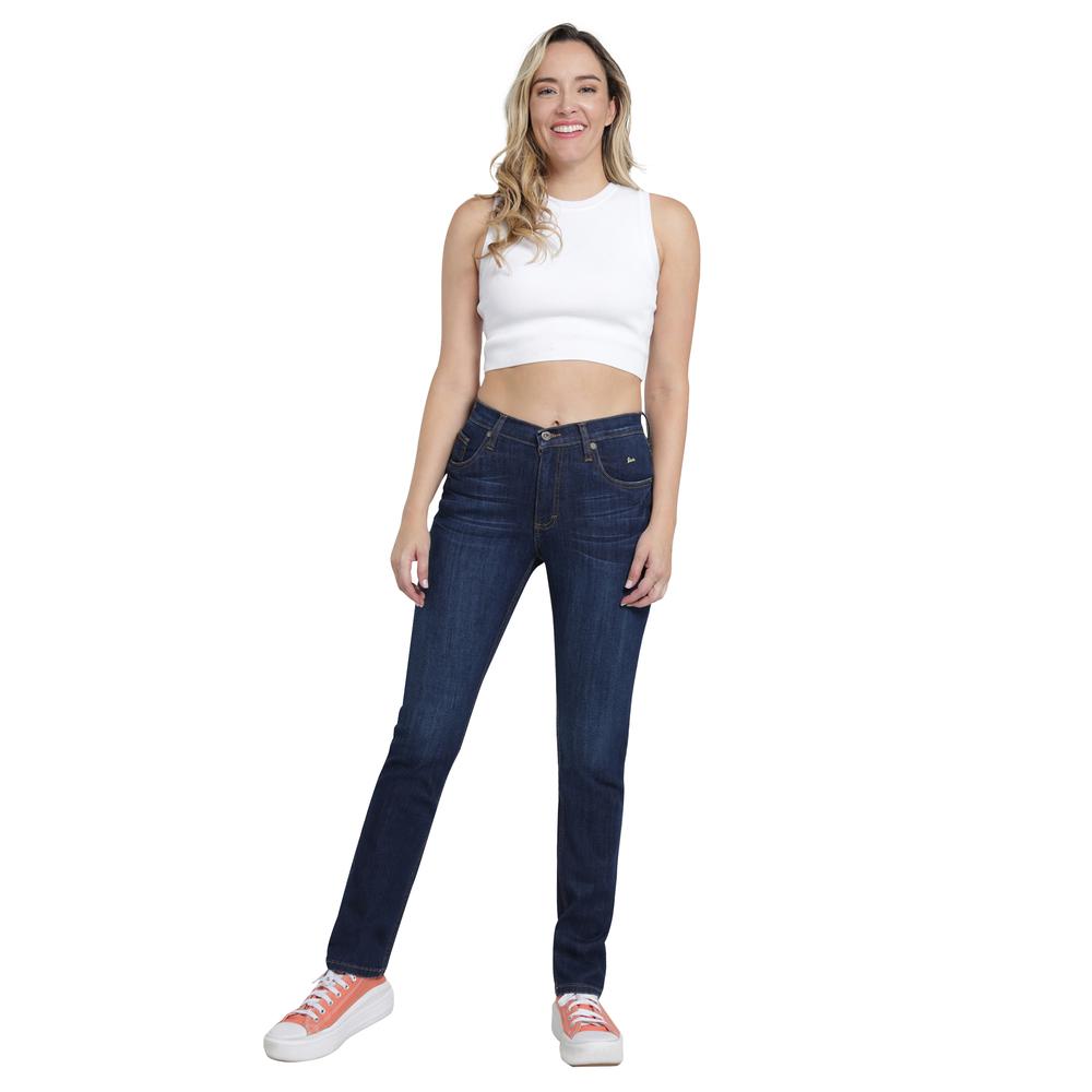 Foto 5 pulgar | Jeans Lee Slim Fit 450 Azul para Mujer