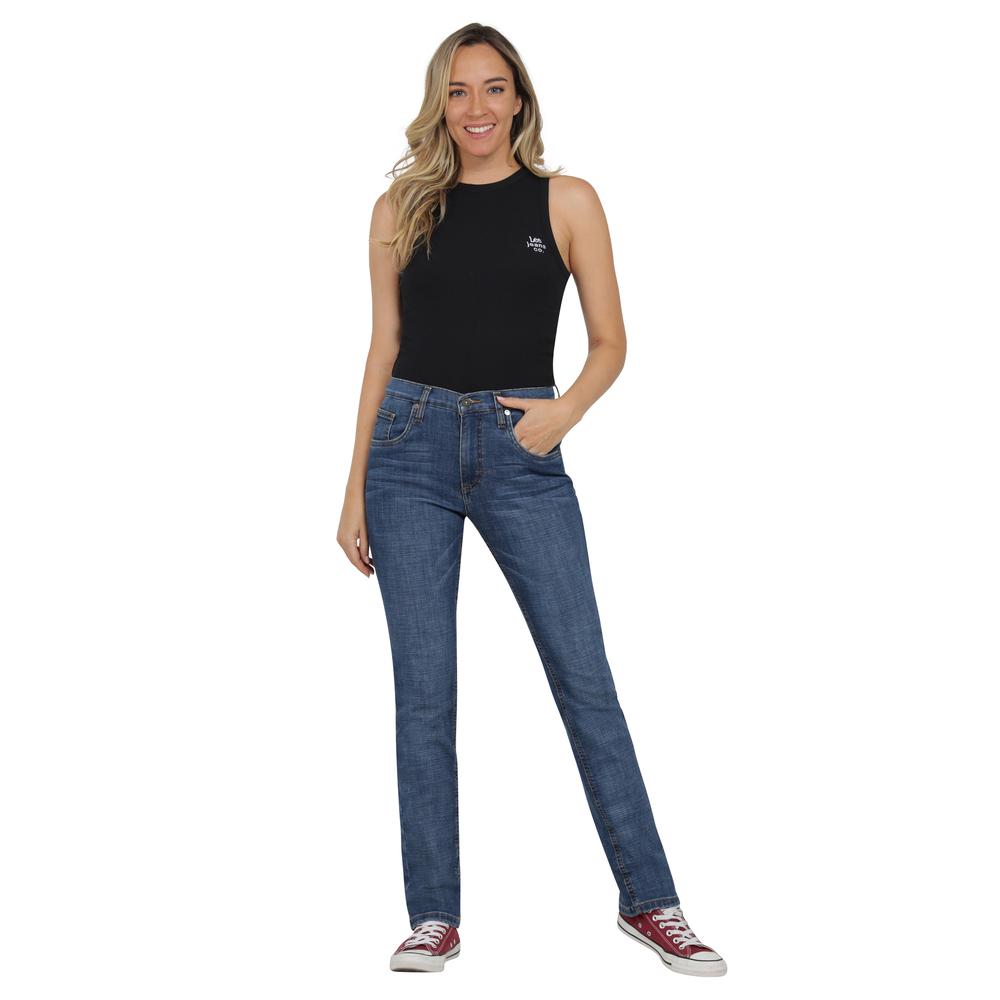 Foto 5 pulgar | Jeans Lee Slim Fit 453 Azul Marino para Mujer