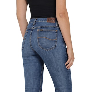 Foto 5 | Jeans Lee Slim Fit 453 Azul Marino para Mujer