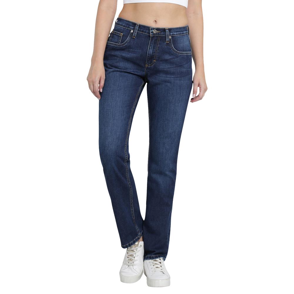 Foto 2 pulgar | Jeans Lee Slim Fit 454 Azul Marino para Mujer