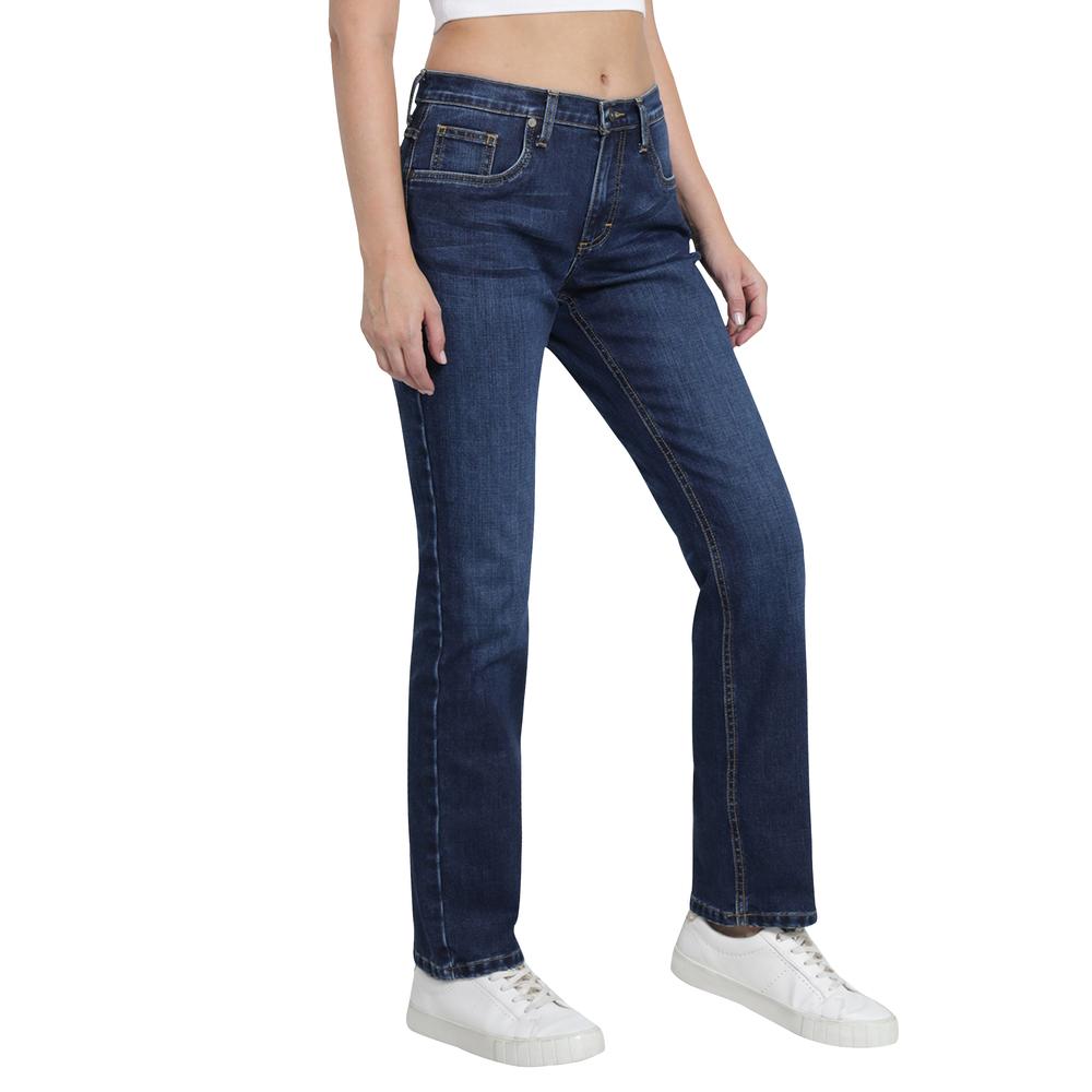 Foto 3 pulgar | Jeans Lee Slim Fit 454 Azul Marino para Mujer