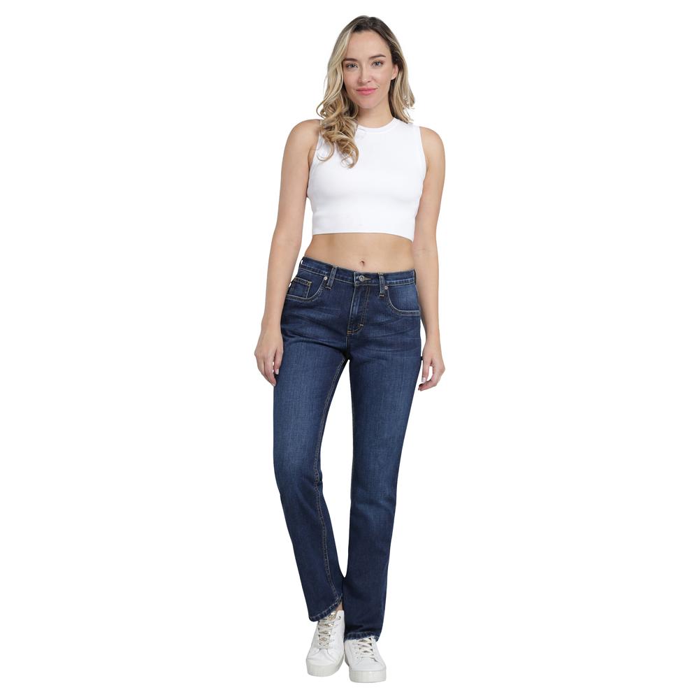 Foto 5 pulgar | Jeans Lee Slim Fit 454 Azul Marino para Mujer