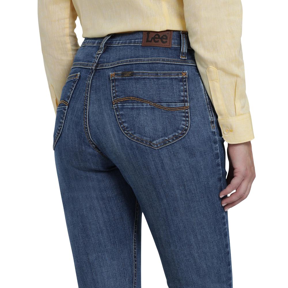 Foto 6 pulgar | Jeans Lee Azul Slim Fit para Mujer