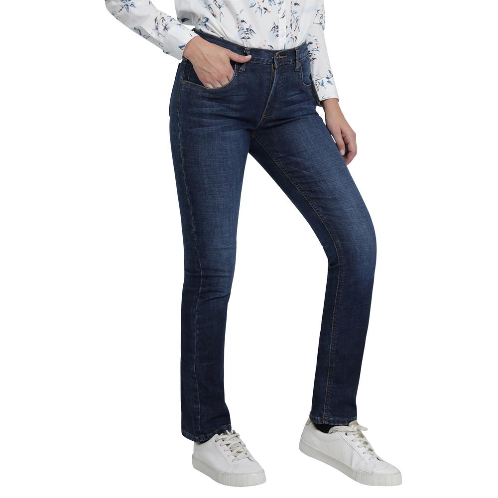 Foto 3 pulgar | Jeans Lee Slim Fit 443 Azul Marino para Mujer